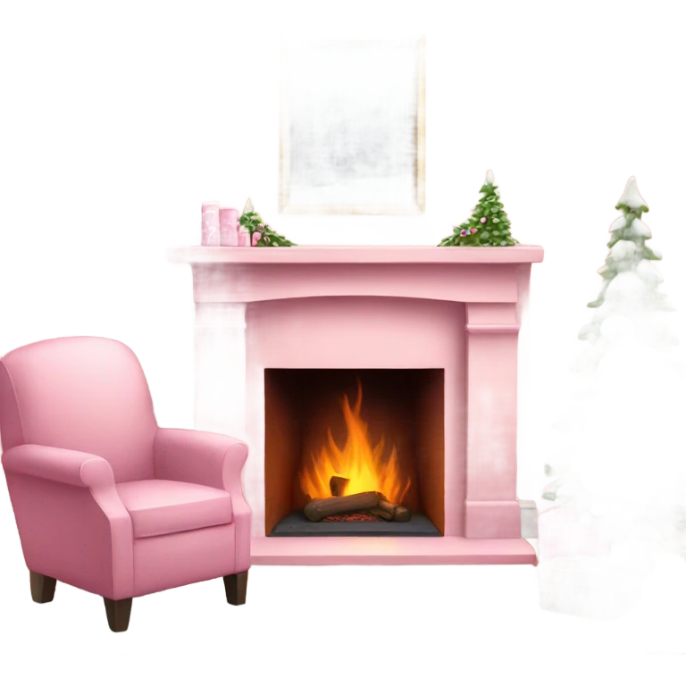 Winter Pink FirePlace emoji