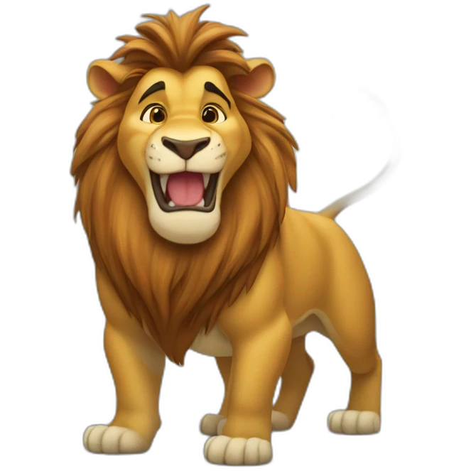 Simon pumba lion king emoji