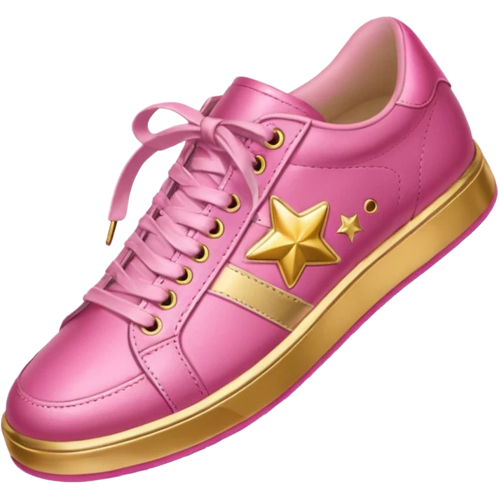 star medalpink sneaker emoji