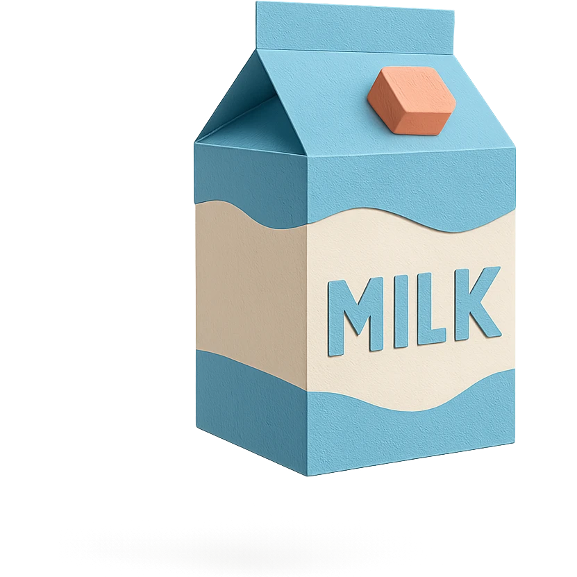 milk emoji