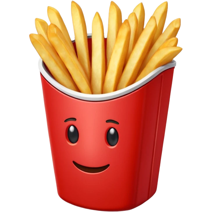 fries in a red container emoji