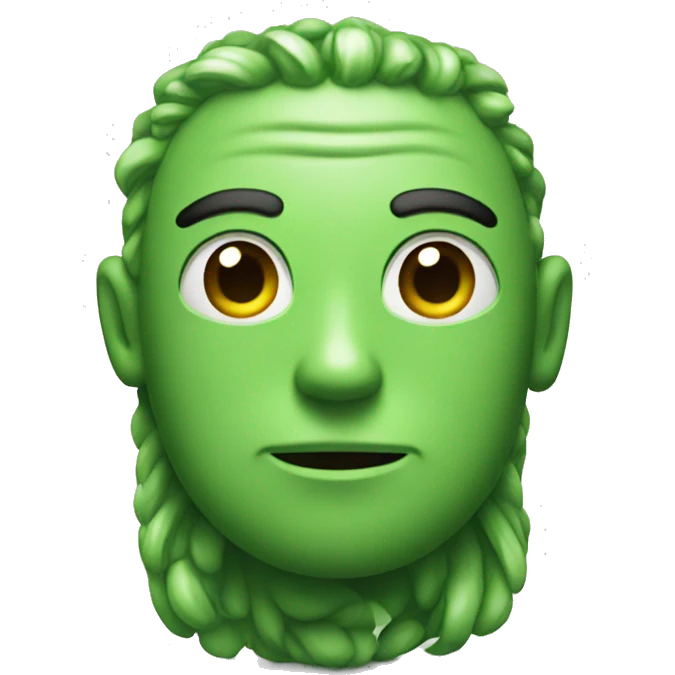 Green androit emoji