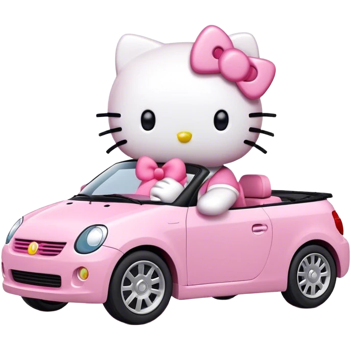 Hello kitty convertible emoji