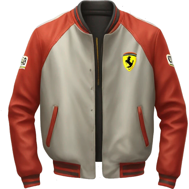 Ferrari jacket emoji