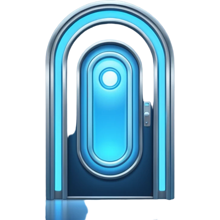 futuristic door portal emoji