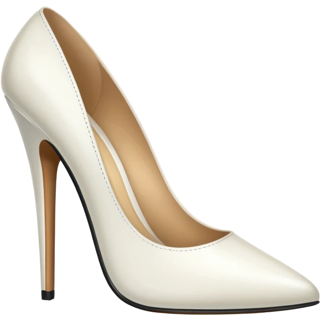 white-high-heels emoji