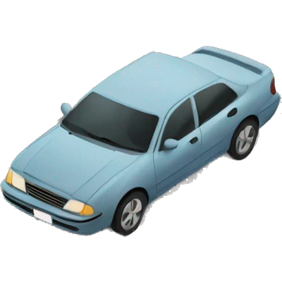 Car on the highway emoji