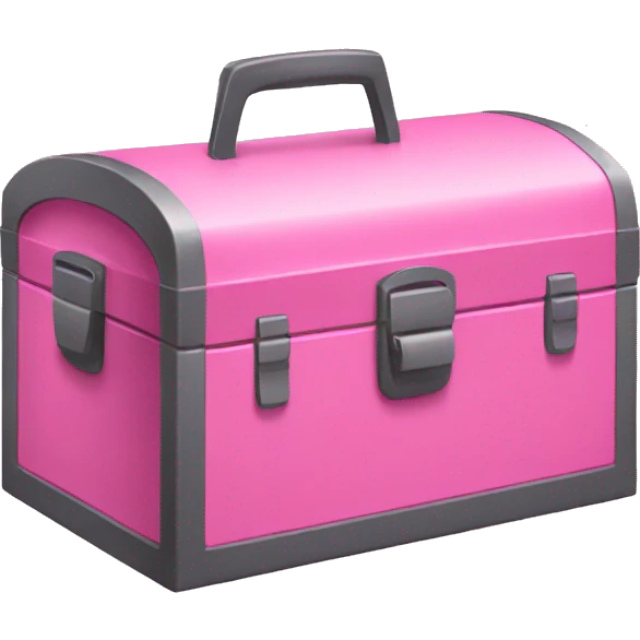 pink tool box emoji