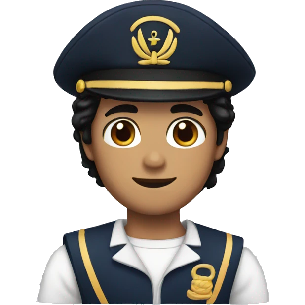 sailor with black hair emoji