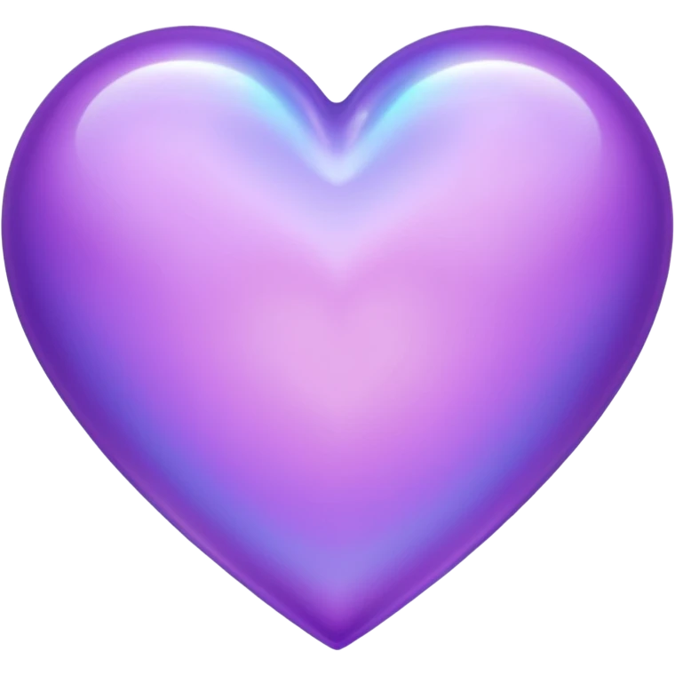 lilac mysthic heart  emoji