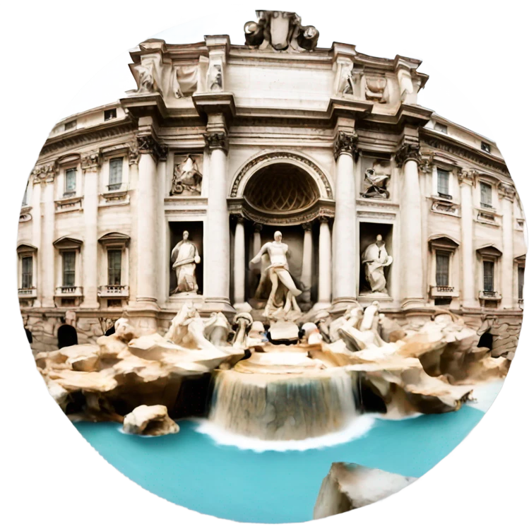 Trevi contains emoji