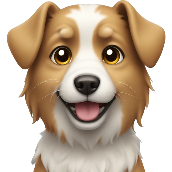dog says hi emoji