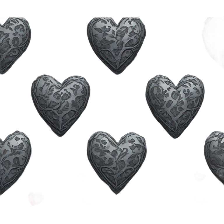 Gothic heart  emoji