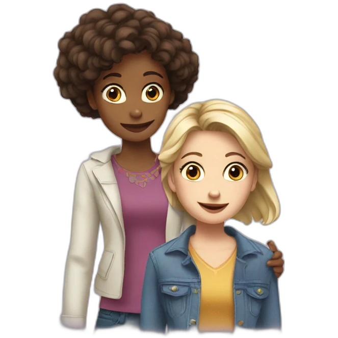 lila et margaux emoji