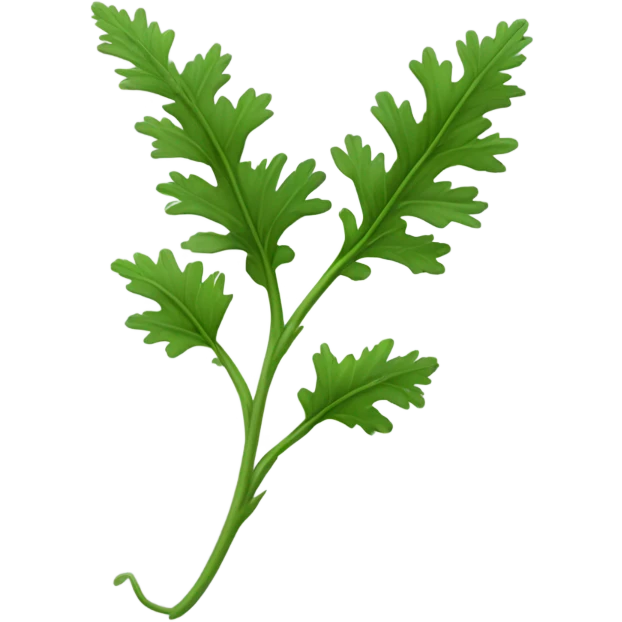 Mizuna plant emoji