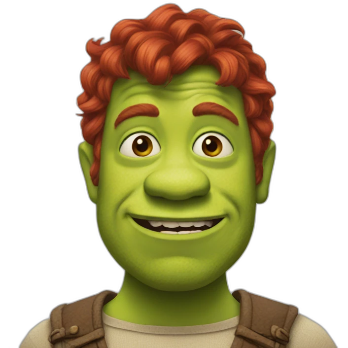 red-shrek emoji