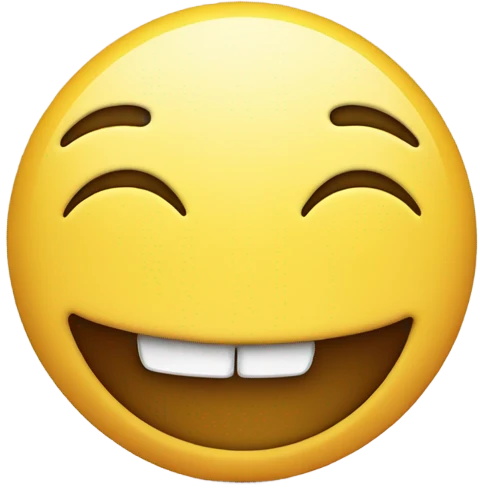 Smiley crying on the inside emoji