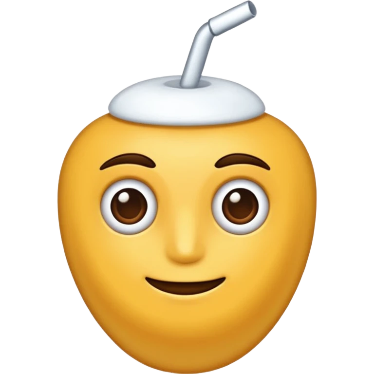 Kahve fincanı üstündeki duman kalp şeklinde olsun  emoji