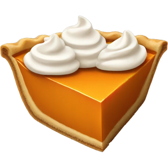 Pumpkin pie emoji