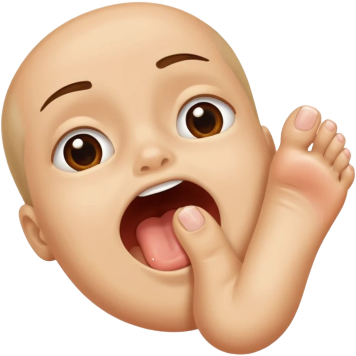 Sucking toes  emoji