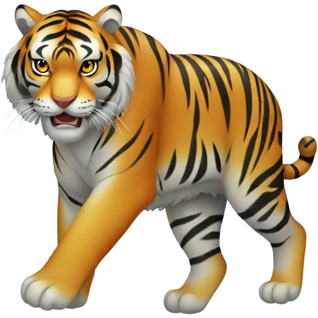 Tiger in mist emoji