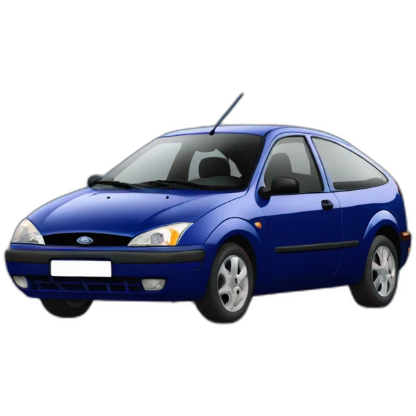 car ford focus 1999 dark blue emoji