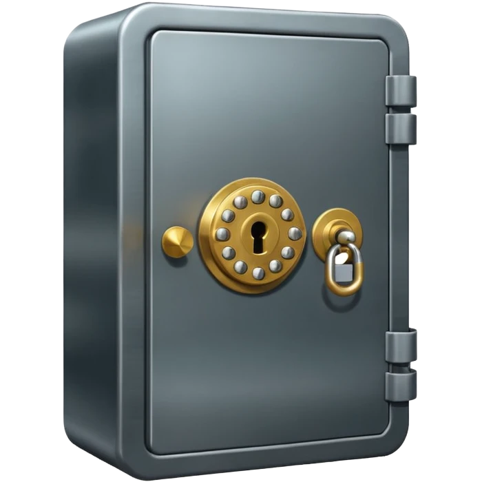 locked bank vault emoji