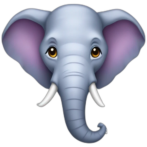 php elephant head only emoji