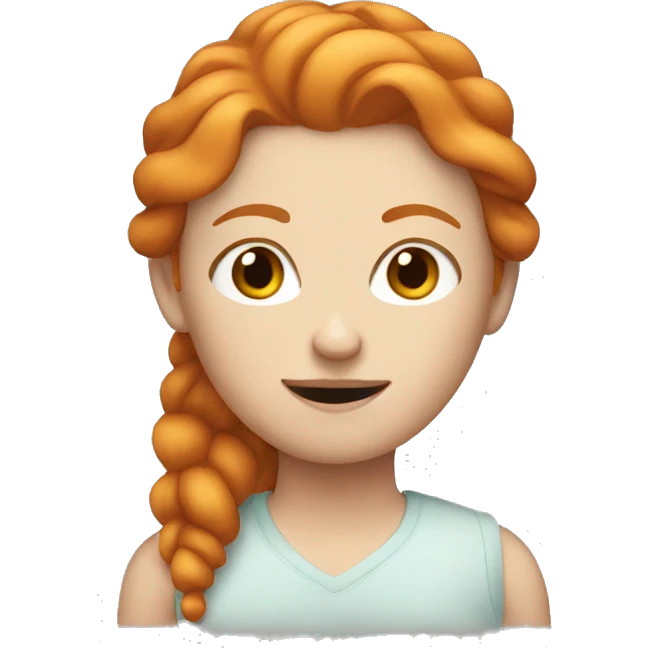 Ginger Lazy white girl emoji