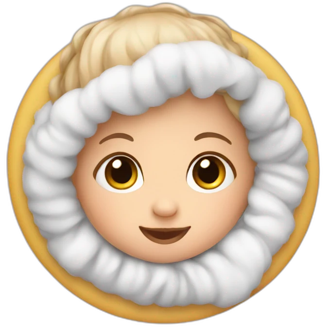 Cute newborn emoji