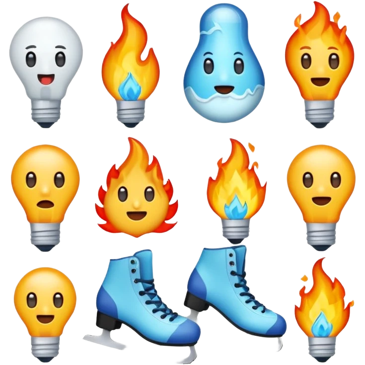 набор геометричных эмодзи цветом #ЕЕ3333, векторным контуром, который будет состоять из следующих эмодзи: 😱🔥💡📅⛸🧊🎶🌊👩🏻‍🎓👀🤗🙌🤫👏🏻📌🏆🕑🤝🏻📲💪🔝🌍🌡📍💬🔗 emoji