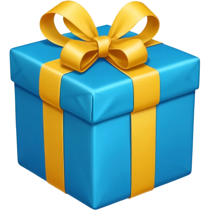 Un cadeau emballé qui sautille emoji