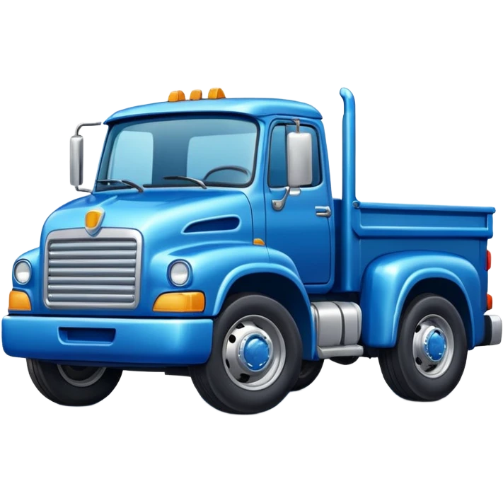 camion bleu emoji