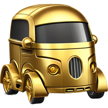 Hot Wheels 2014 Star Wars C-3PO Van Character Cars emoji