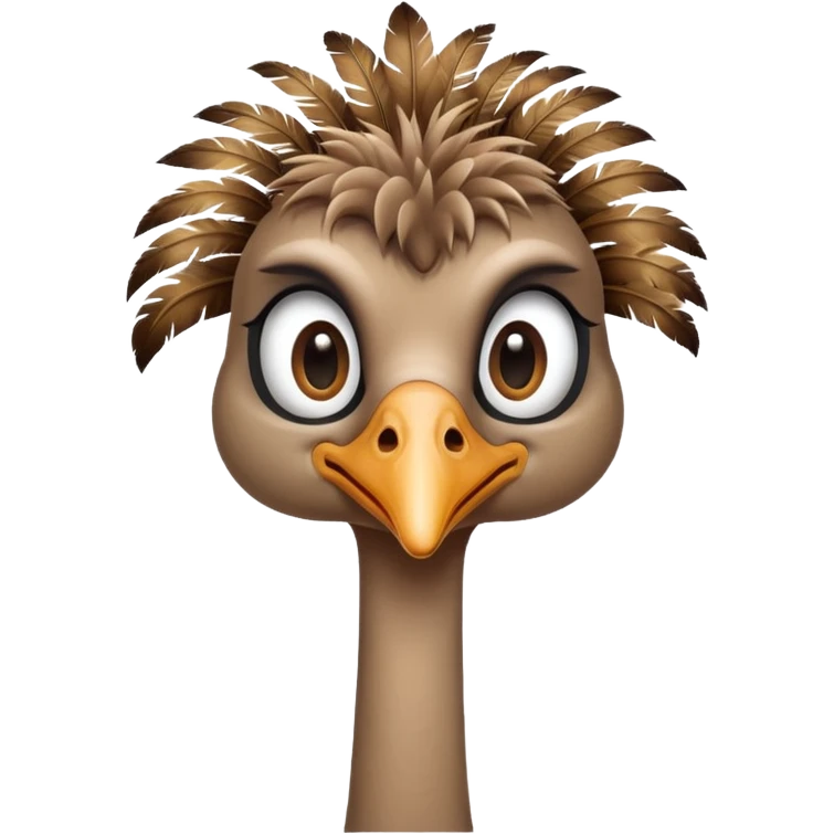 Je voudrais un emoji d'une autruche merci emoji