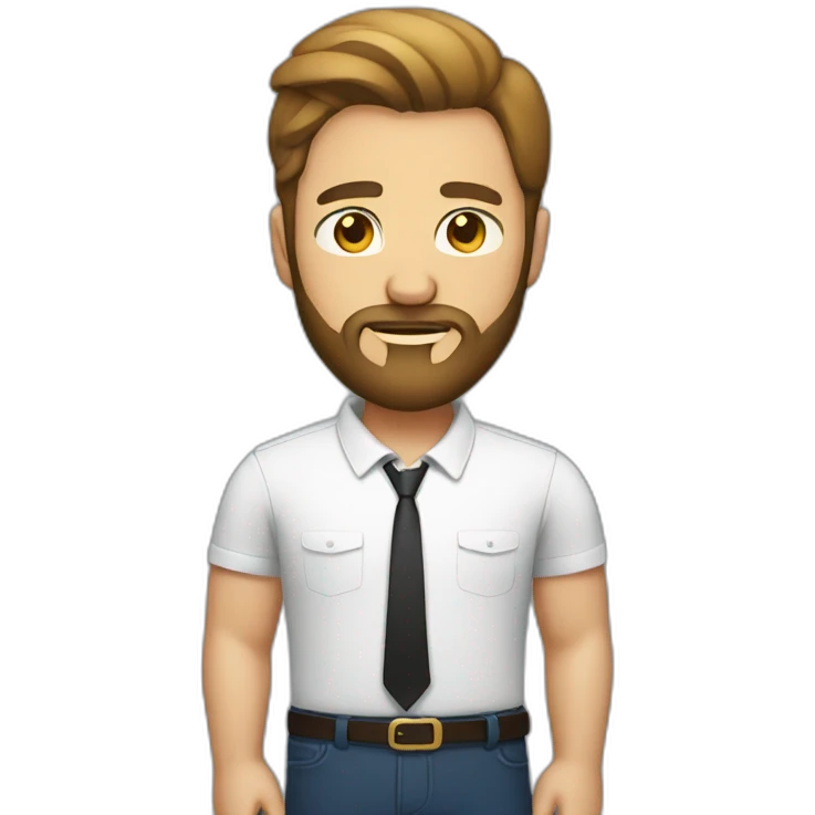 Big men with a beard emoji