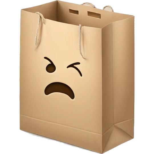 white-branded-carton-bag emoji