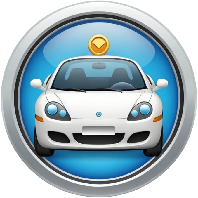 Logo certifié rond avec un coche valider banc emoji