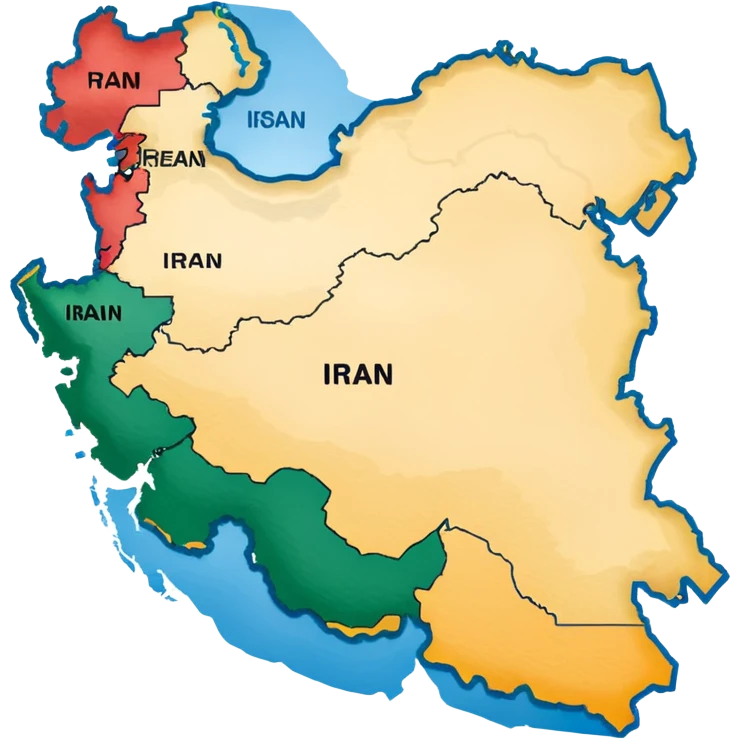 iran country map emoji