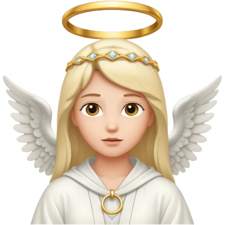 Angel with ring above head no wings  emoji