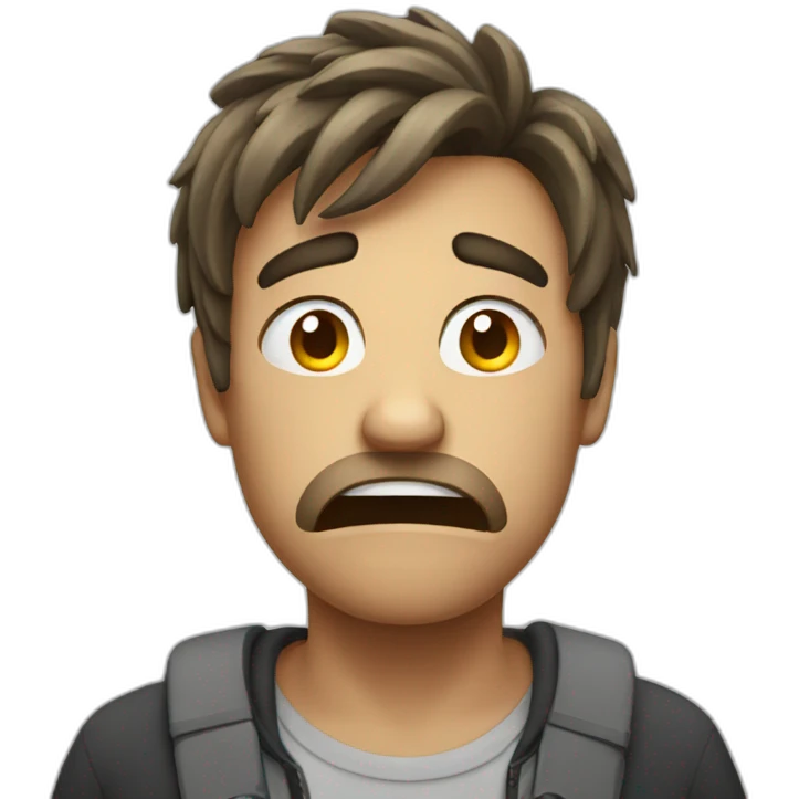 frustrated emoji