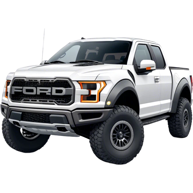 Ford f150 Raptor - Ford (Model Year: 2024) (Iconic colour: White) emoji