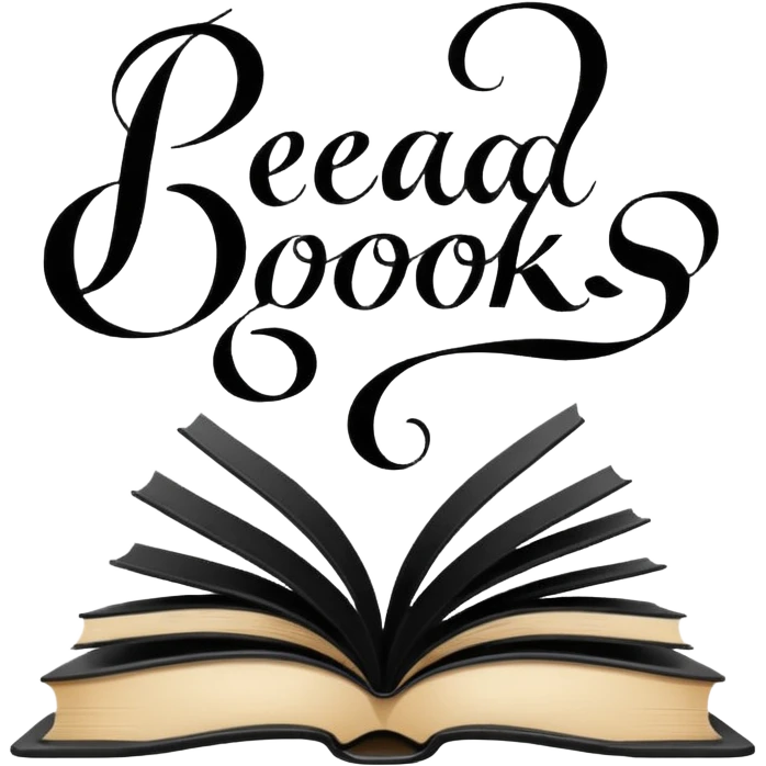 lettering in caligraphy "read books" emoji