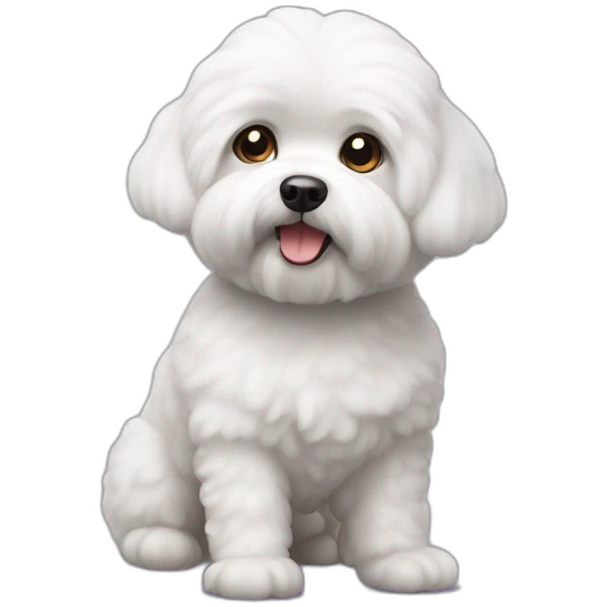 Bichón frise emoji