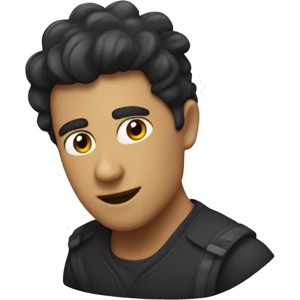 Cœur noir brisé  emoji