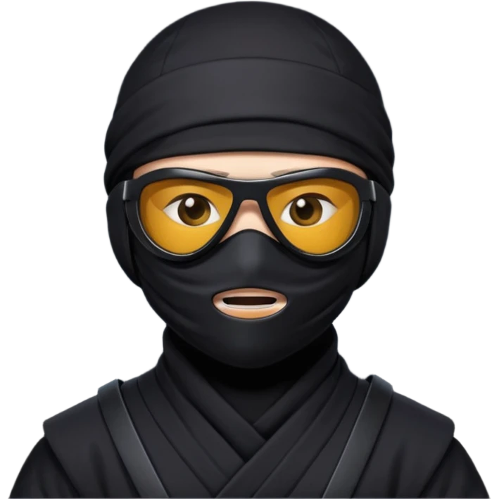 Ninja with sunglasses emoji