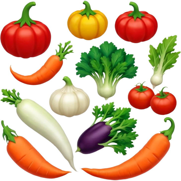 fresh vegetables emoji