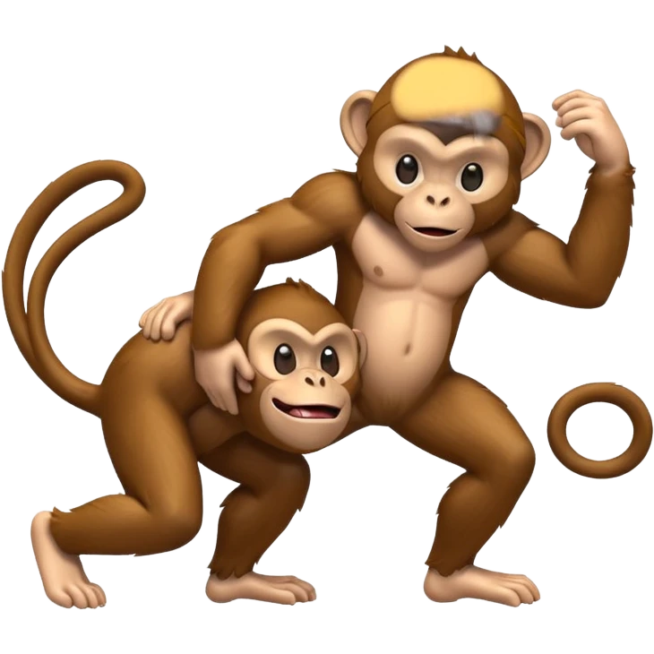 Singe qui encule un singe  emoji