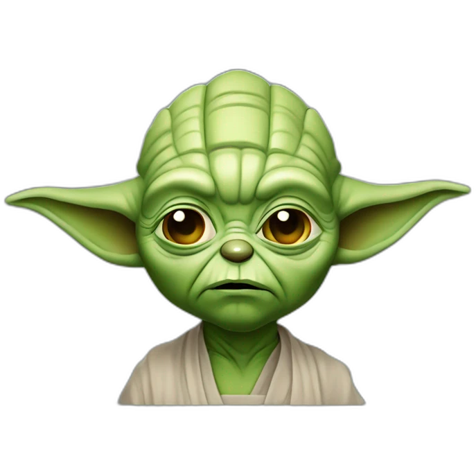 Yoda qui fume emoji