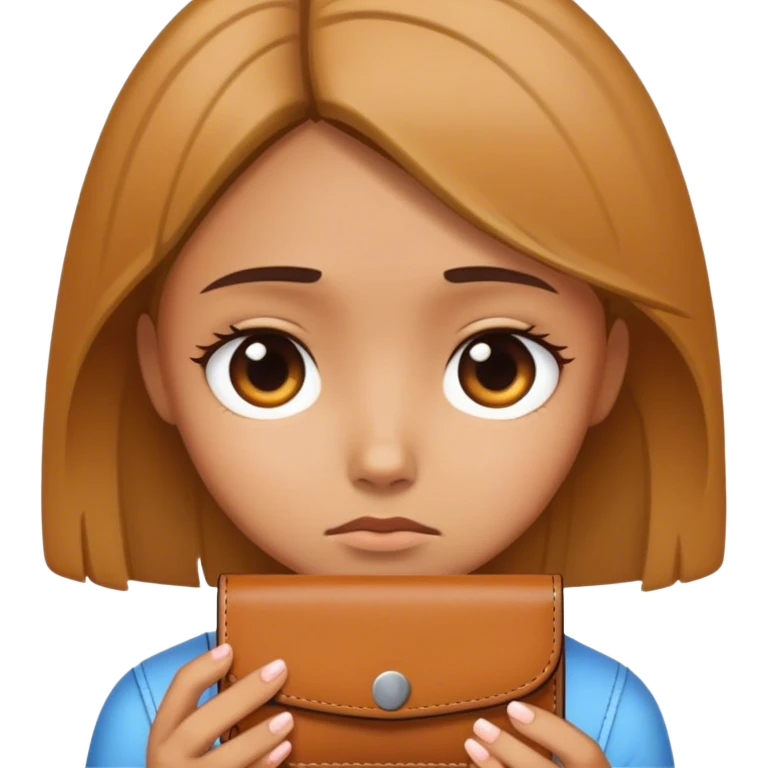 girl with no money emoji